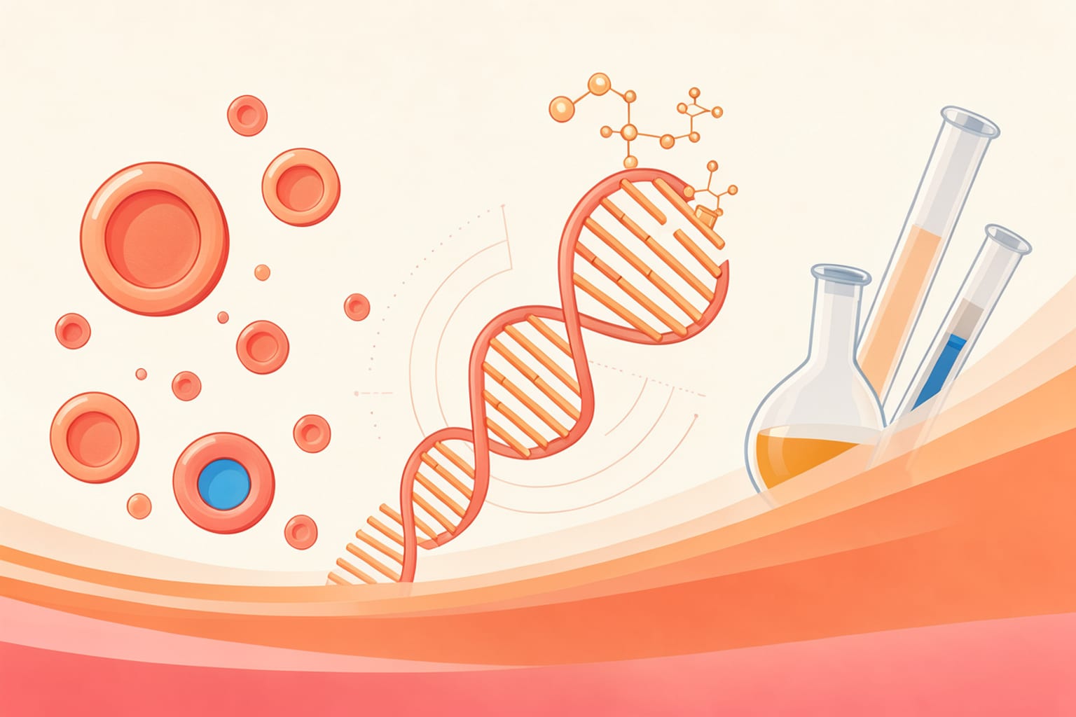 Generated illustration for “Routine blood test can reveal past radiation exposure, in mice”