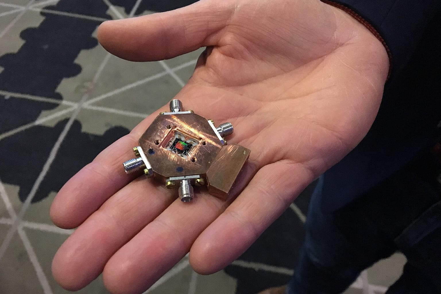 Illustrative photo: Quantum-computer-Chalmers 2017