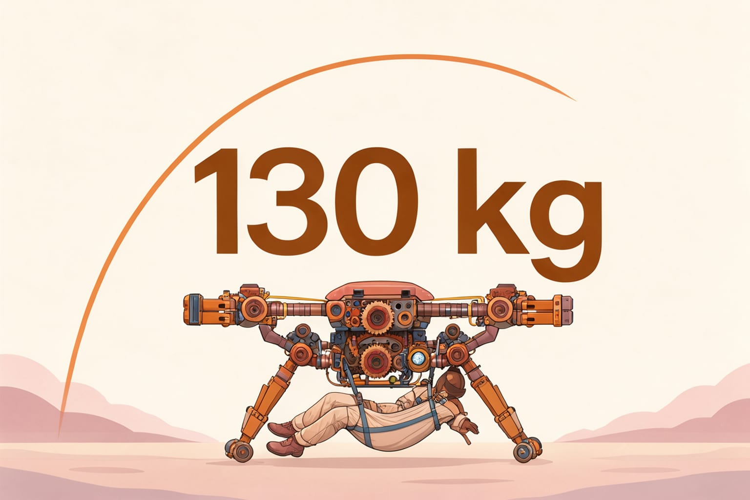 Generated infographic: 130 kg — Ukrainian drone evacuates wounded soldier from combat zone