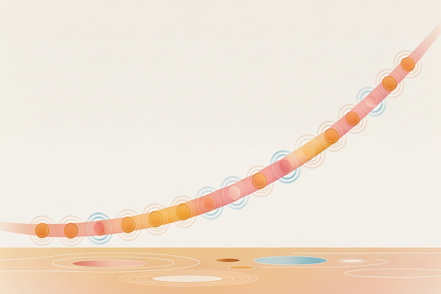 Ilustración generada para «Un brazo robótico de laboratorio detecta el tacto en todo su largo»