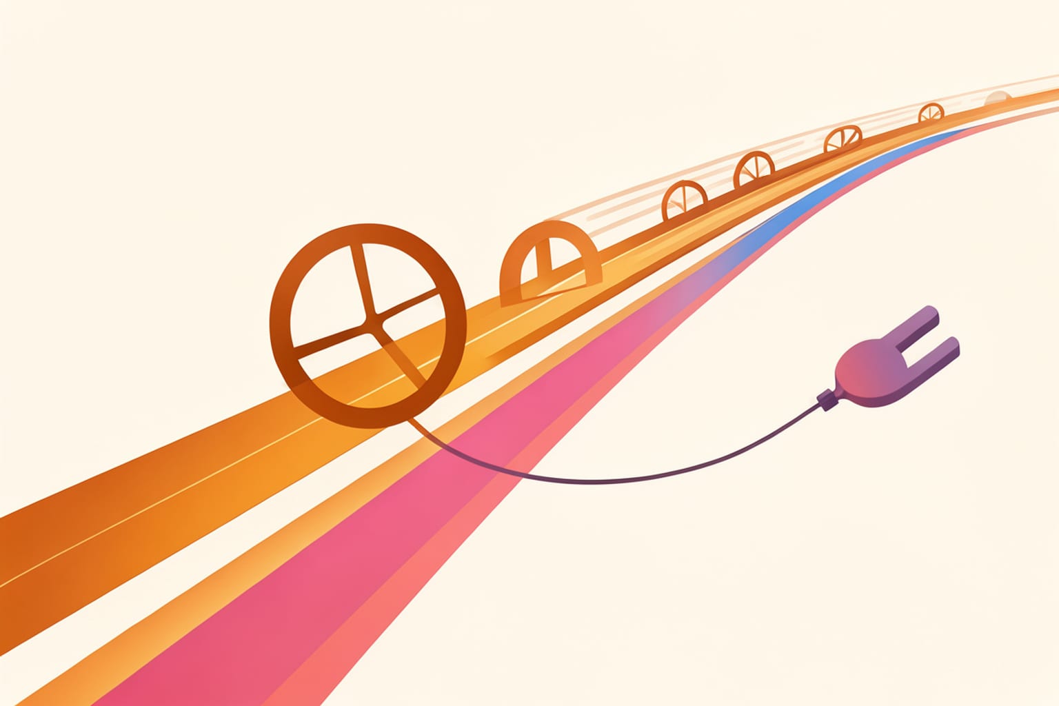 Generated illustration for “Chalmers study: new method plans driverless electric taxi fleets”