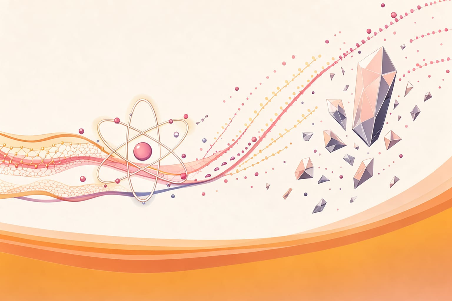 Generated illustration for “In the lab, voltage slides graphene layers to switch magnetism”